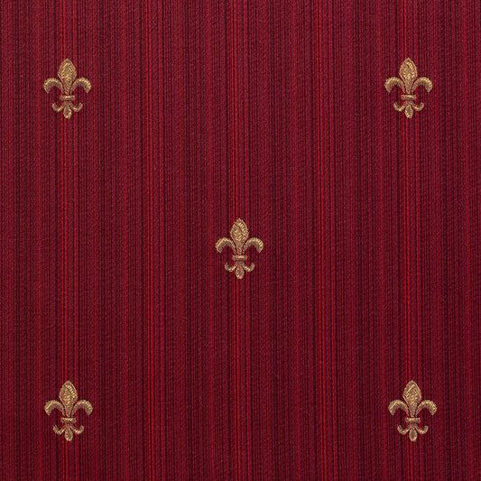 D312 Small Scale Ruby Medallion Red & Burgundy Charlotte Fabrics