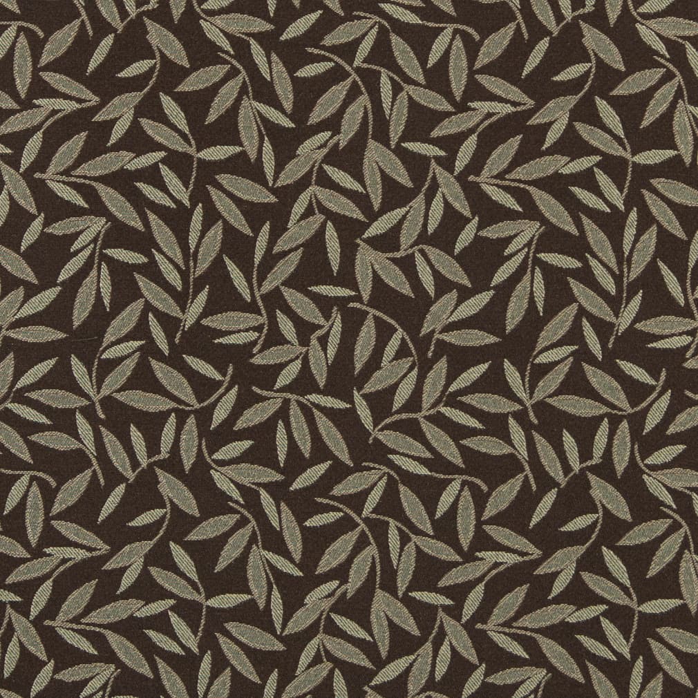 D3131 Leaves Wintermoss Brown,Green Charlotte Fabrics