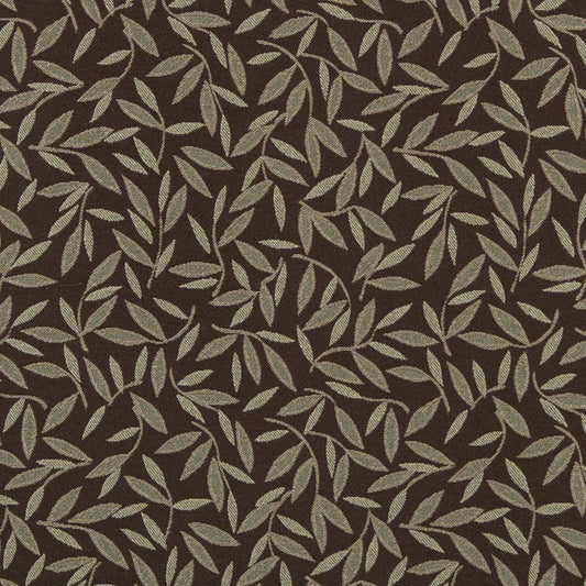 D3131 Leaves Wintermoss Brown,Green Charlotte Fabrics