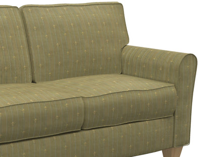 D313 Small Scale Juniper Medallion Green Charlotte Fabrics