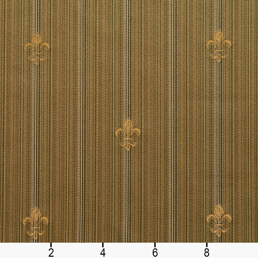 D313 Small Scale Juniper Medallion Green Charlotte Fabrics