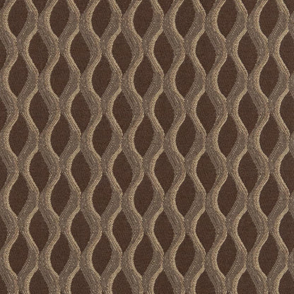 D3152 Abstract & Geometric Mahogany Brown Charlotte Fabrics