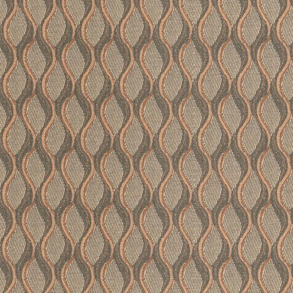 D3153 Abstract & Geometric Tranquil Blue Charlotte Fabrics