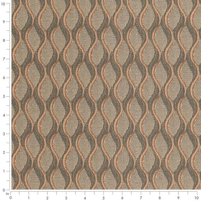 D3153 Abstract & Geometric Tranquil Blue Charlotte Fabrics
