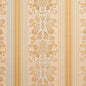 D315 Damask,Stripe Antique Vintage Gold & Yellow Charlotte Fabrics