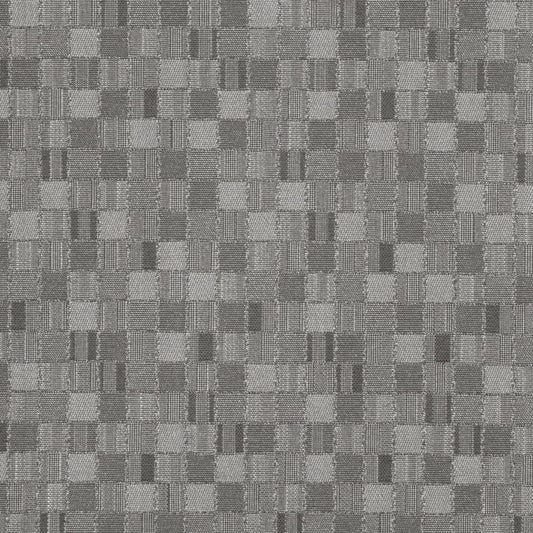 D3164 Abstract & Geometric Smoke Grey & Silver Charlotte Fabrics