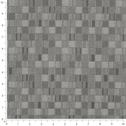 D3164 Abstract & Geometric Smoke Grey & Silver Charlotte Fabrics