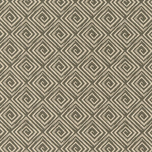 D3168 Abstract & Geometric,Greek Key Dove Grey & Silver Charlotte Fabrics