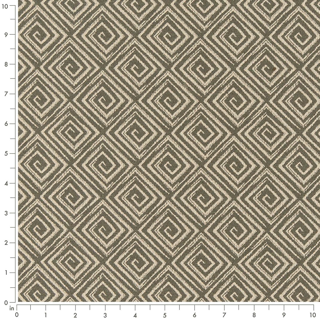 D3168 Abstract & Geometric,Greek Key Dove Grey & Silver Charlotte Fabrics