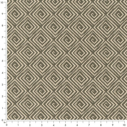 D3168 Abstract & Geometric,Greek Key Dove Grey & Silver Charlotte Fabrics