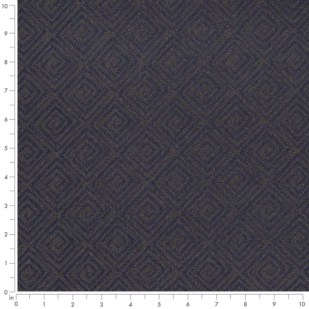 D3170 Abstract & Geometric,Greek Key Indigo Blue Charlotte Fabrics
