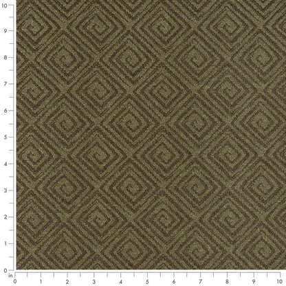 D3172 Abstract & Geometric,Greek Key Moss Green Charlotte Fabrics