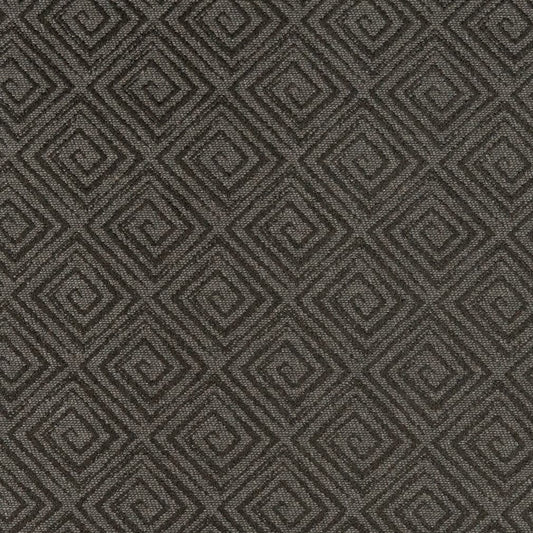 D3173 Abstract & Geometric,Greek Key Onyx Black Charlotte Fabrics