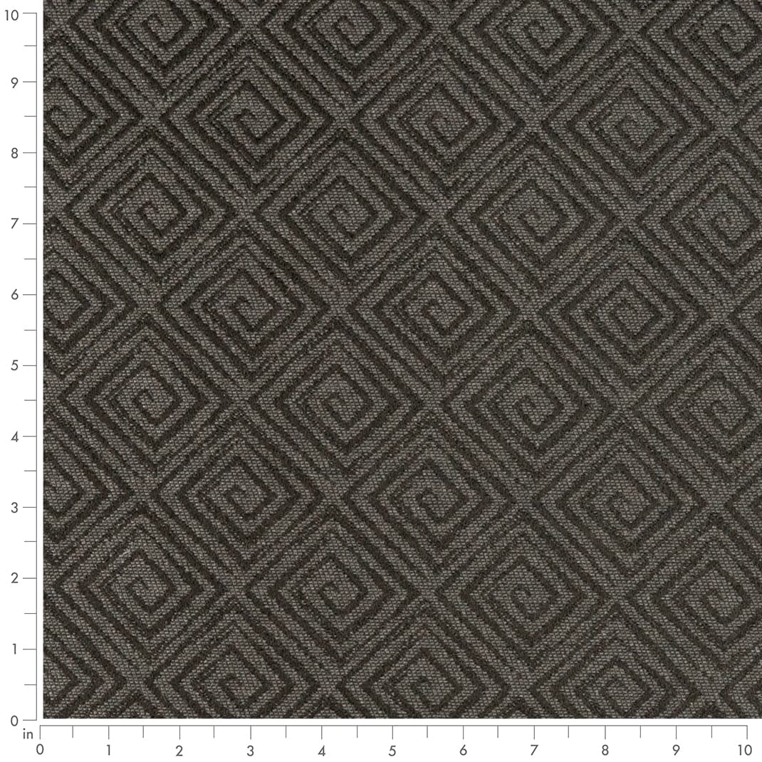 D3173 Abstract & Geometric,Greek Key Onyx Black Charlotte Fabrics