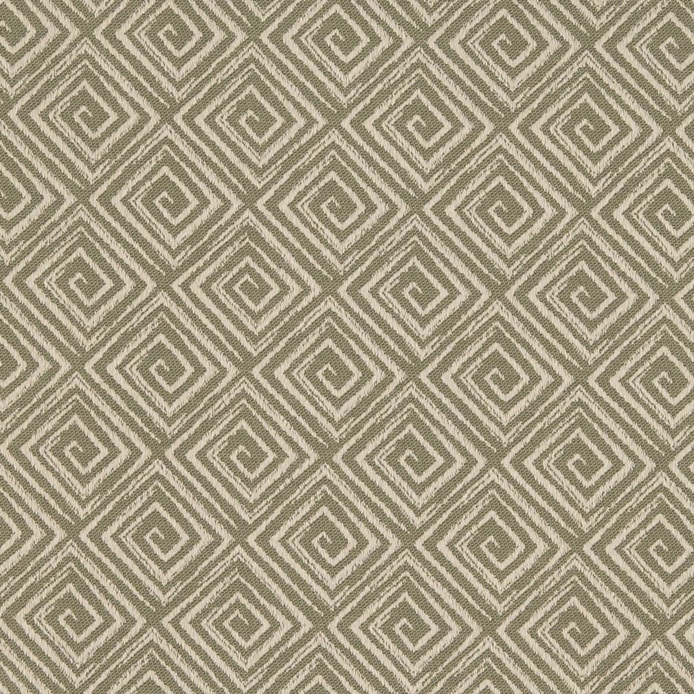 D3174 Abstract & Geometric,Greek Key Sprout Green Charlotte Fabrics