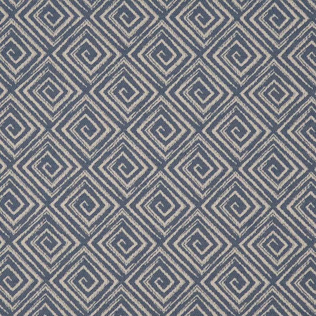 D3175 Abstract & Geometric,Greek Key Sky Blue Charlotte Fabrics