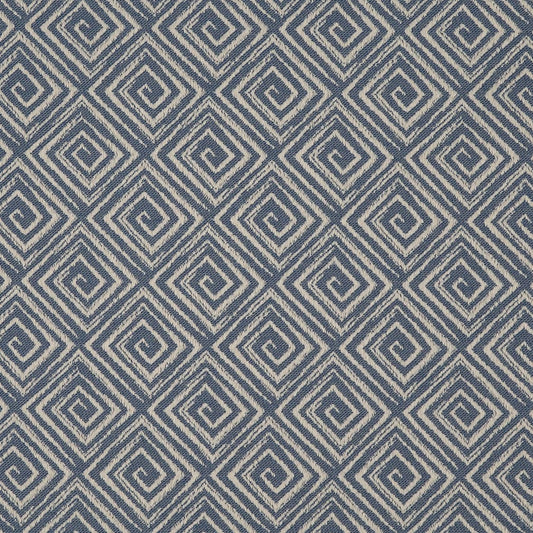 D3175 Abstract & Geometric,Greek Key Sky Blue Charlotte Fabrics