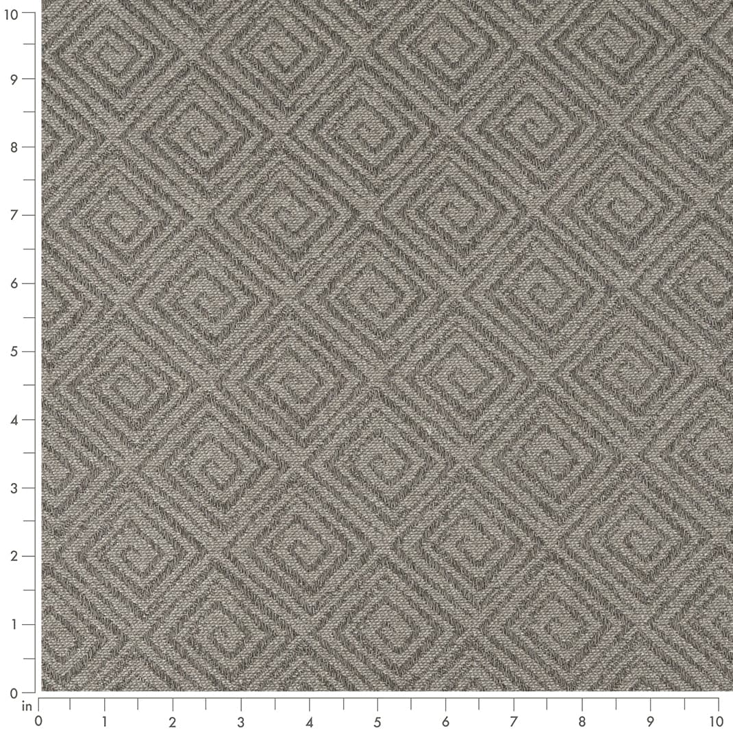 D3176 Abstract & Geometric,Greek Key Steel Grey & Silver Charlotte Fabrics