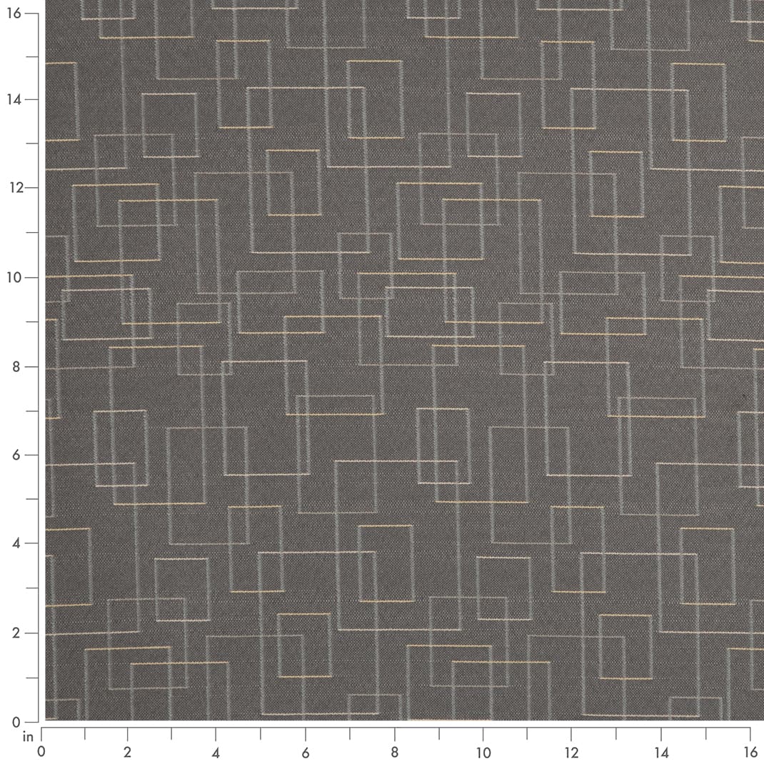 D3182 Abstract & Geometric Pewter Grey & Silver Charlotte Fabrics