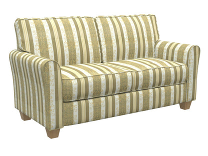 D318 Damask,Stripe Juniper Vintage Green Charlotte Fabrics