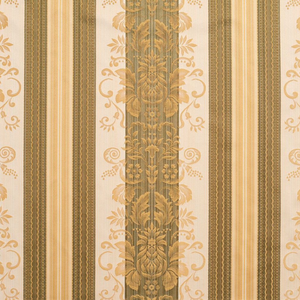 D318 Damask,Stripe Juniper Vintage Green Charlotte Fabrics
