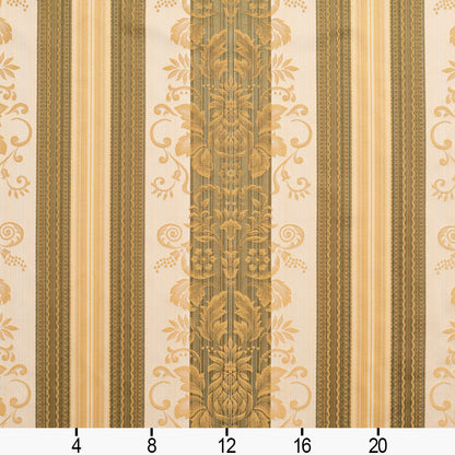 D318 Damask,Stripe Juniper Vintage Green Charlotte Fabrics