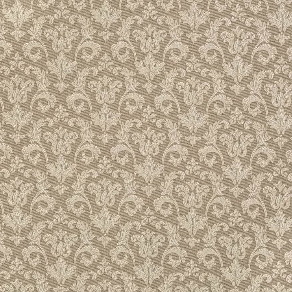 D3235 Damask Beige Belle Beige & Taupe Charlotte Fabrics