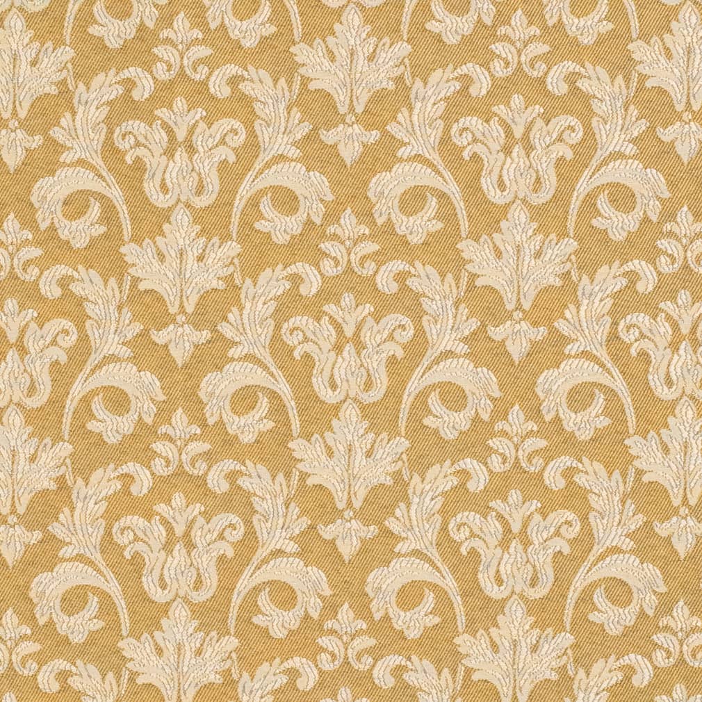 D3237 Abstract & Geometric,Damask Gold Belle Gold & Yellow Charlotte Fabrics