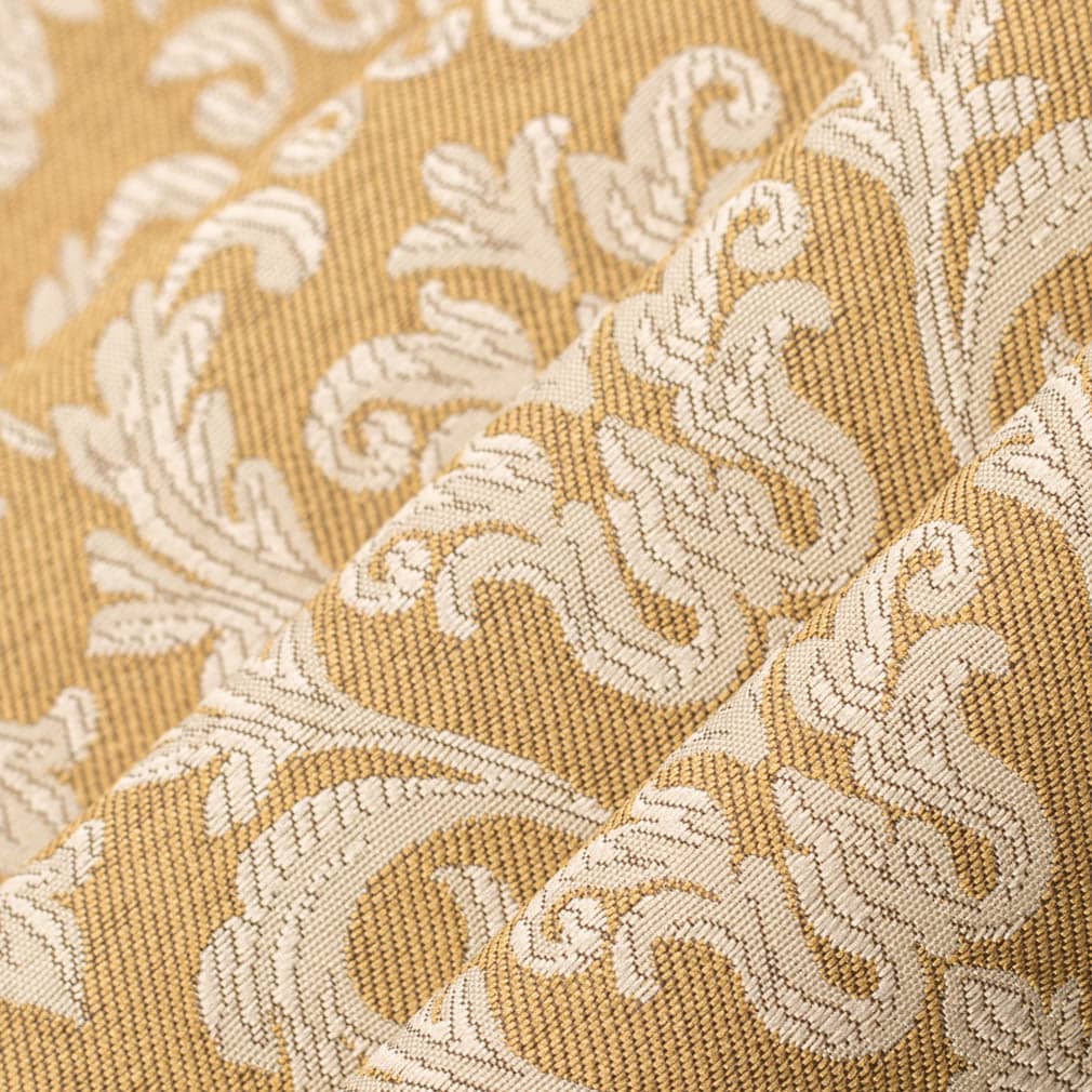 D3237 Abstract & Geometric,Damask Gold Belle Gold & Yellow Charlotte Fabrics