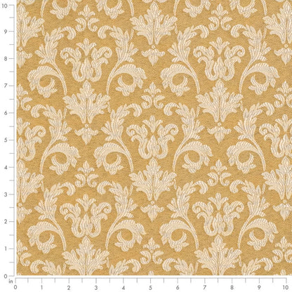 D3237 Abstract & Geometric,Damask Gold Belle Gold & Yellow Charlotte Fabrics
