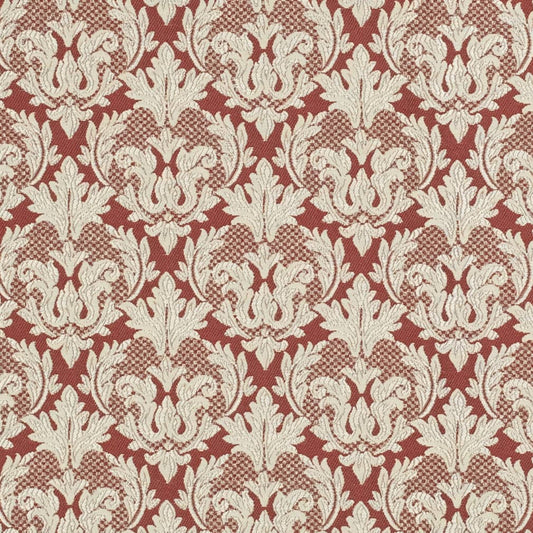 D3248 Abstract & Geometric,Damask Red & Burgundy Charlotte Fabrics Woven Patterns
