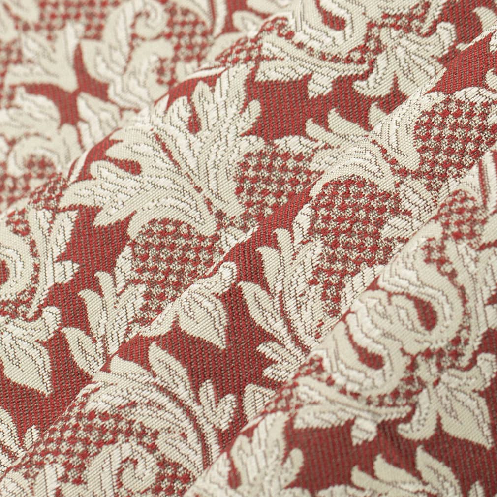D3248 Abstract & Geometric,Damask Ruby Trellis Red & Burgundy Charlotte Fabrics