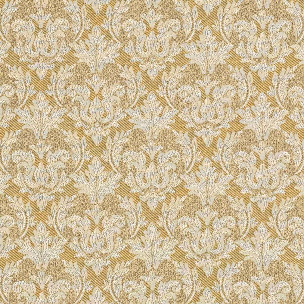 D3249 Abstract & Geometric,Damask Gold Trellis Gold & Yellow Charlotte Fabrics