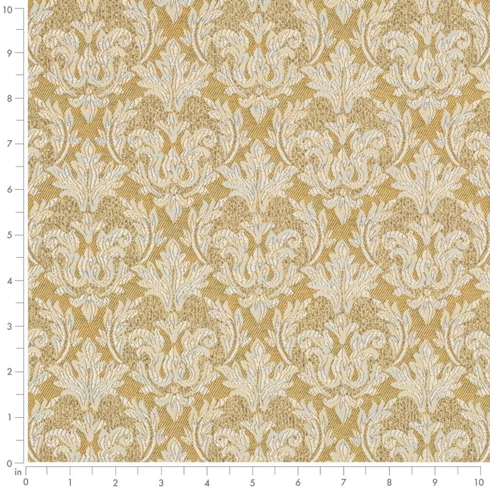 D3249 Abstract & Geometric,Damask Gold Trellis Gold & Yellow Charlotte Fabrics