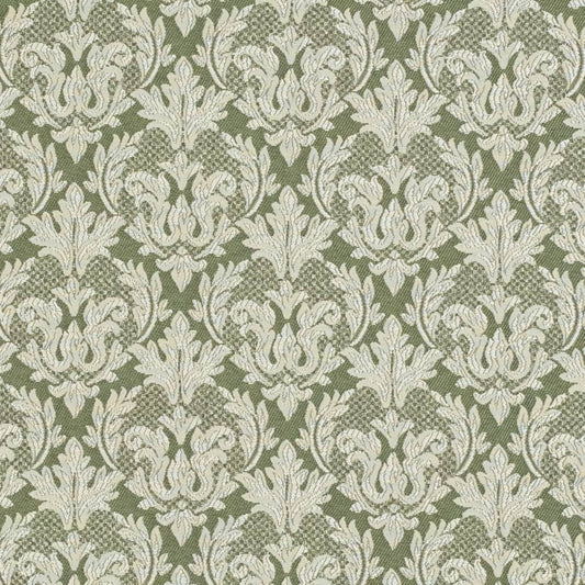D3250 Abstract & Geometric,Damask Juniper Trellis Green Charlotte Fabrics