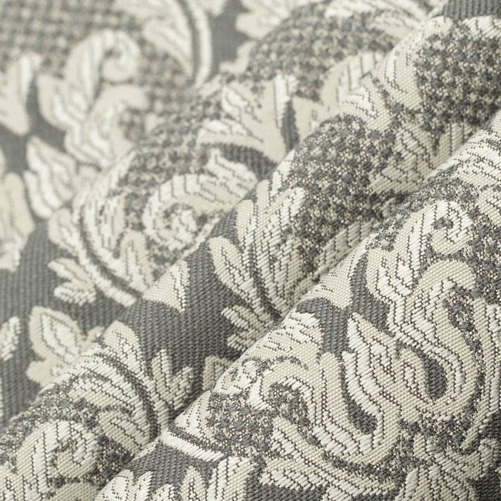 D3252 Abstract & Geometric,Damask Pewter Trellis Grey & Silver Charlotte Fabrics