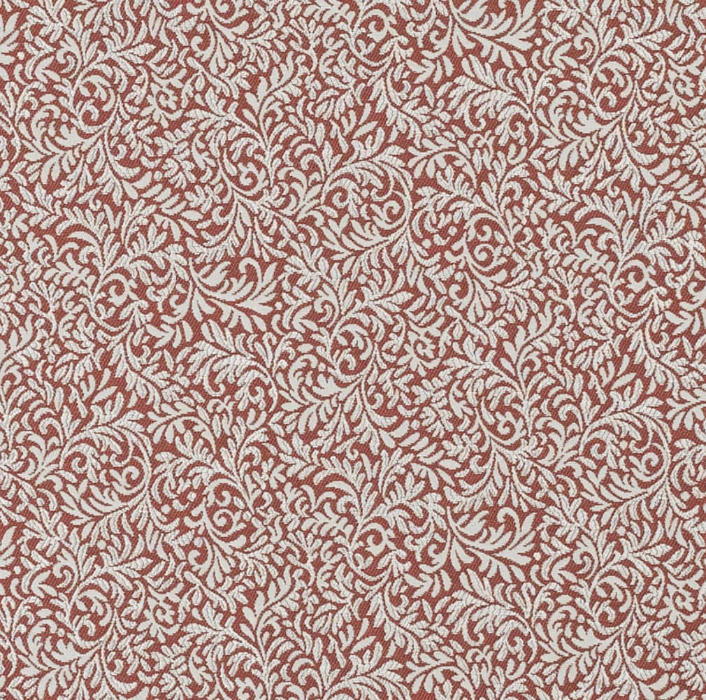 D3254 Leaves,Small Scale Ruby Elise Red & Burgundy Charlotte Fabrics