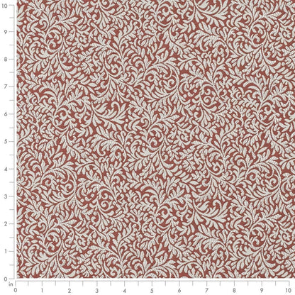 D3254 Leaves,Small Scale Ruby Elise Red & Burgundy Charlotte Fabrics