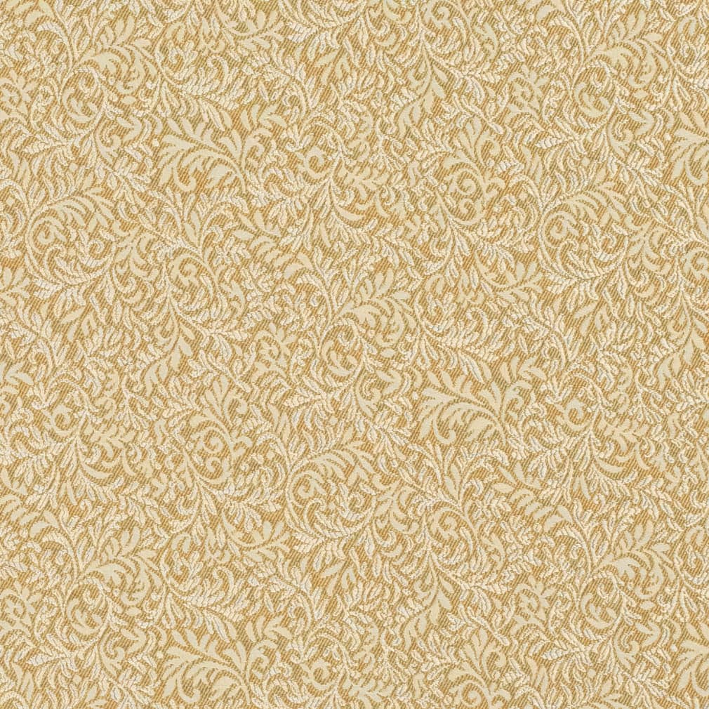 D3255 Leaves,Small Scale Gold Elise Gold & Yellow Charlotte Fabrics