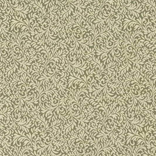 D3256 Leaves,Small Scale Juniper Elise Green Charlotte Fabrics