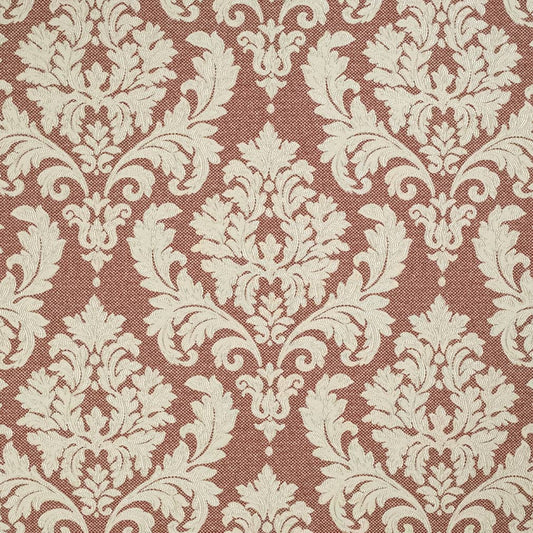 D3260 Damask Ruby Victoria Red & Burgundy Charlotte Fabrics