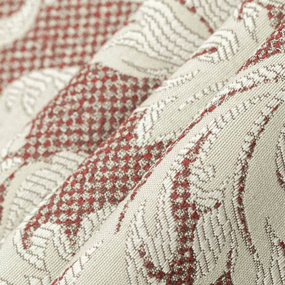 D3260 Damask Ruby Victoria Red & Burgundy Charlotte Fabrics