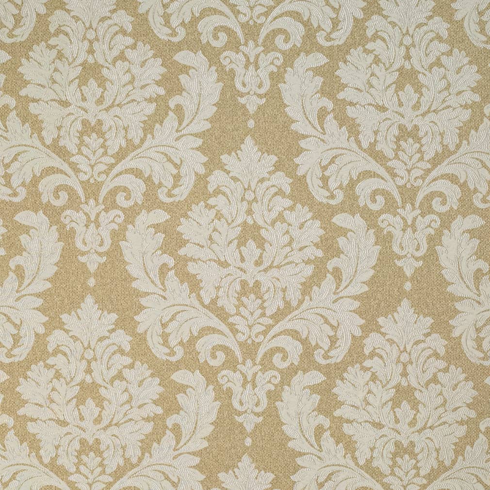 D3261 Damask Gold Victoria Gold & Yellow Charlotte Fabrics