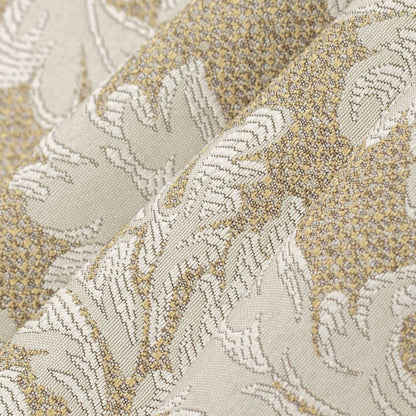 D3261 Damask Gold Victoria Gold & Yellow Charlotte Fabrics