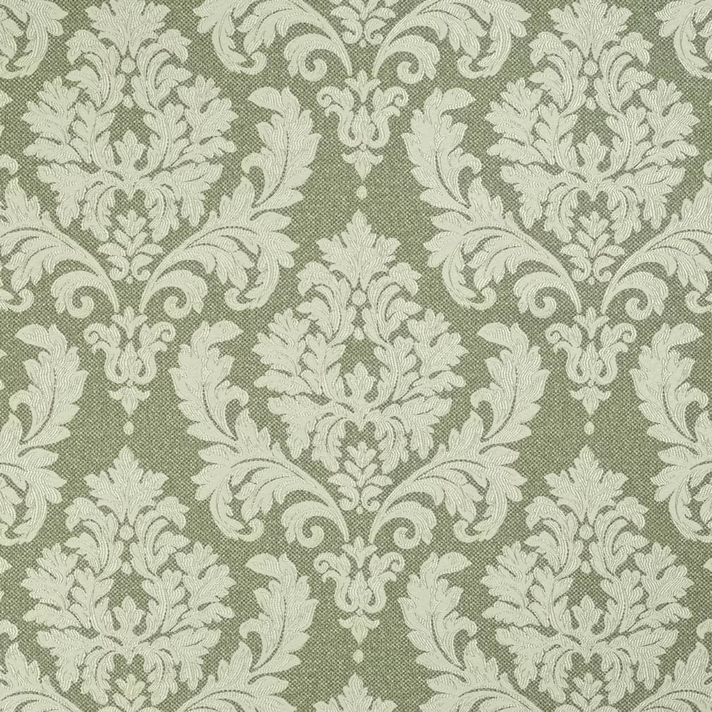 D3262 Damask Juniper Victoria Green Charlotte Fabrics