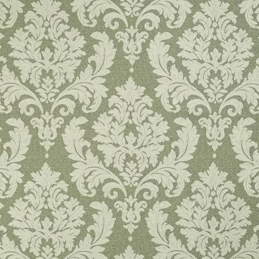 D3262 Damask Juniper Victoria Green Charlotte Fabrics
