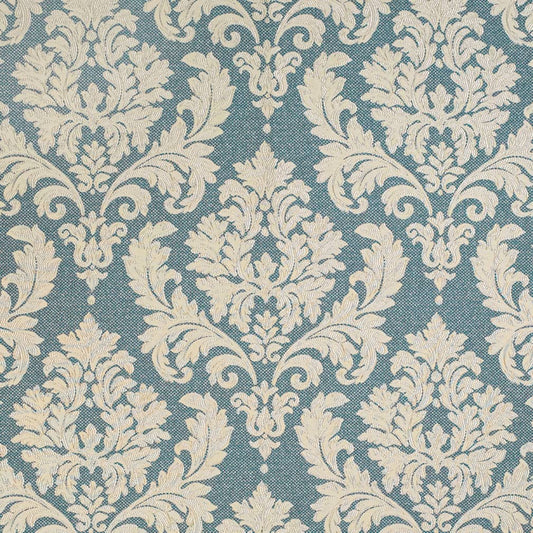 D3263 Damask Royal Victoria Blue Charlotte Fabrics