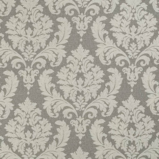 D3264 Damask Pewter Victoria Grey & Silver Charlotte Fabrics