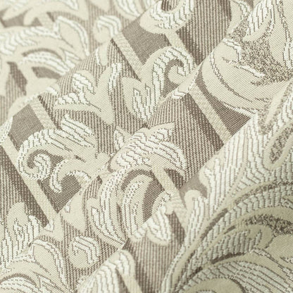 D3265 Damask,Stripe Beige Palisade Beige & Taupe Charlotte Fabrics