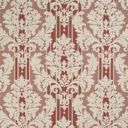 D3266 Damask,Stripe Ruby Palisade Red & Burgundy Charlotte Fabrics